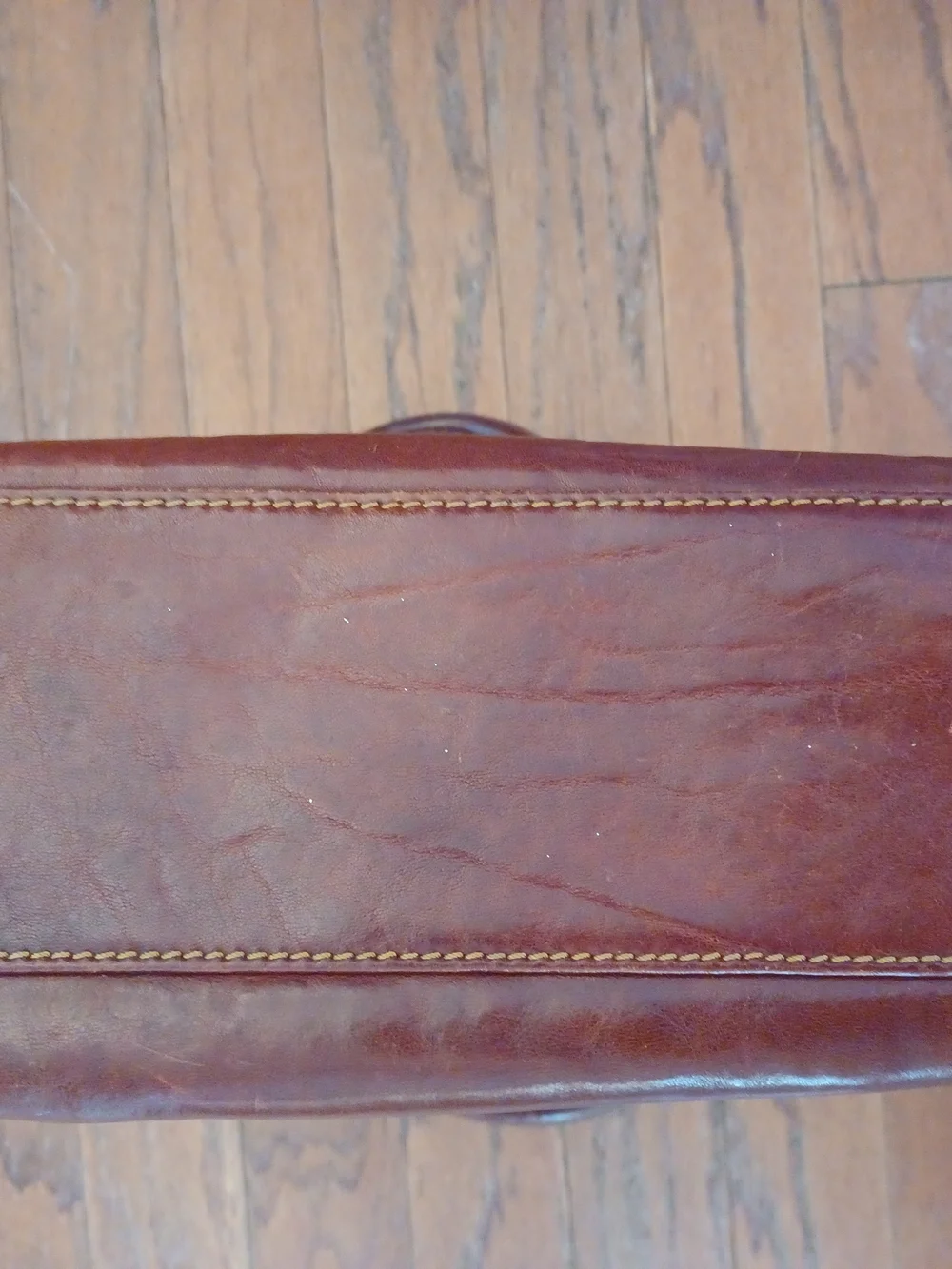 Dionigi Italy Luxury Calfskin Leather Shoulder Bag Locking Flap Red Brown